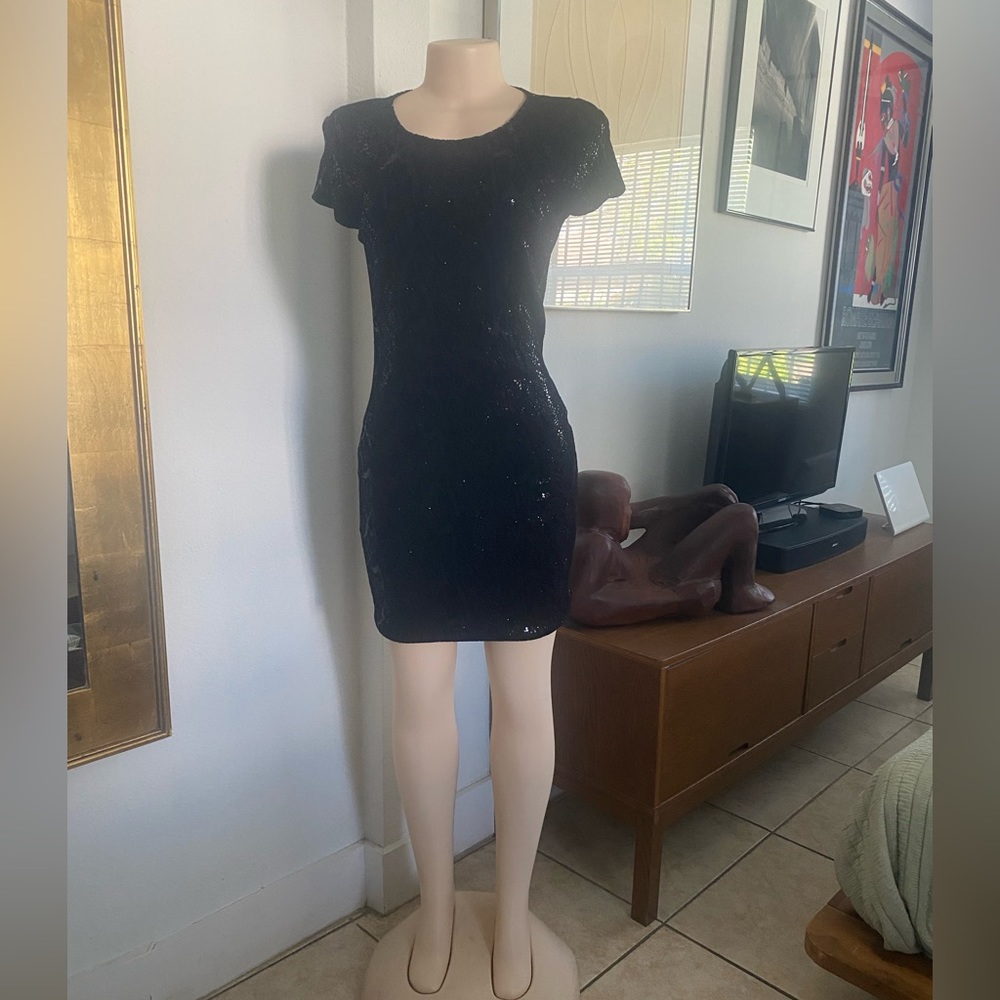 Alice + Olivia Black Dress.